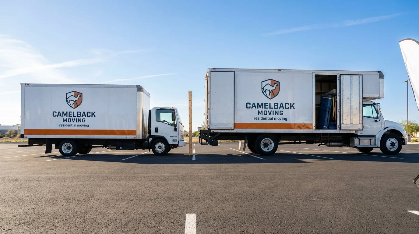 Moving truck size capacity guide in Fort Stewart